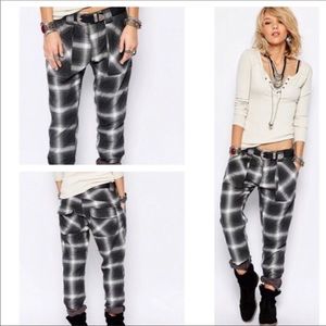 FP utility plaid pants